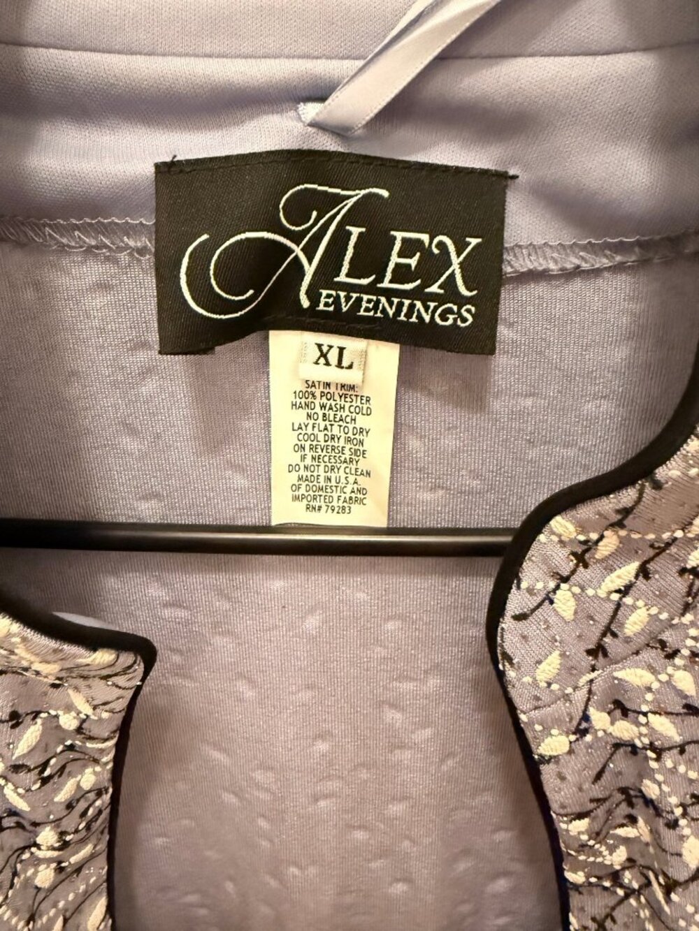 Alex Evenings, Women's, 2 piece Jacket/tank top Set, Size XL - Picture 5 of 9